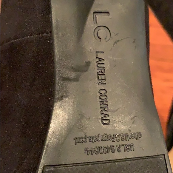 Lauren Conrad black suede stilletos - Picture 4 of 4